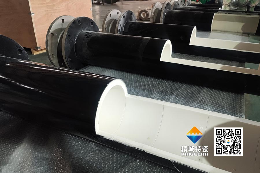 精城特瓷K95等静压内衬陶瓷环进料管